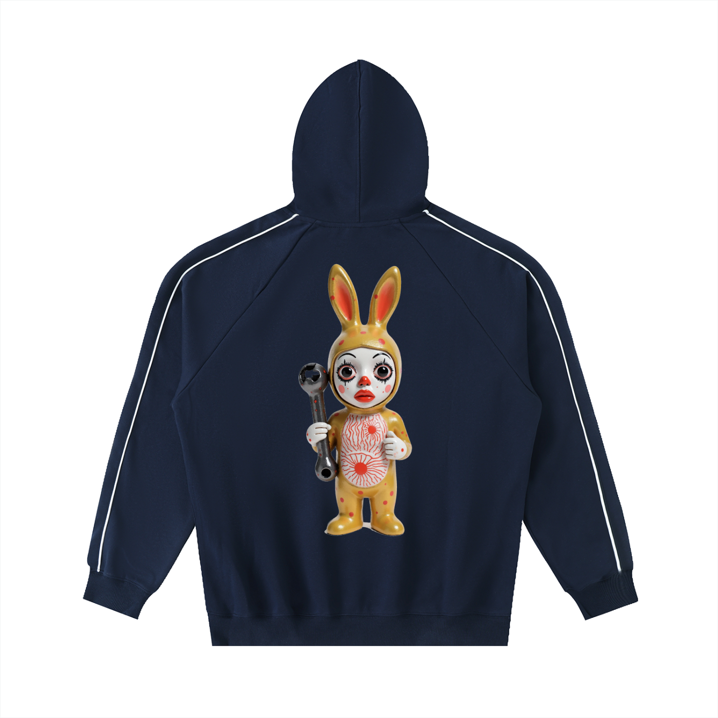 RatChet BunneeZ Contrast Piping Raglan Hoodie