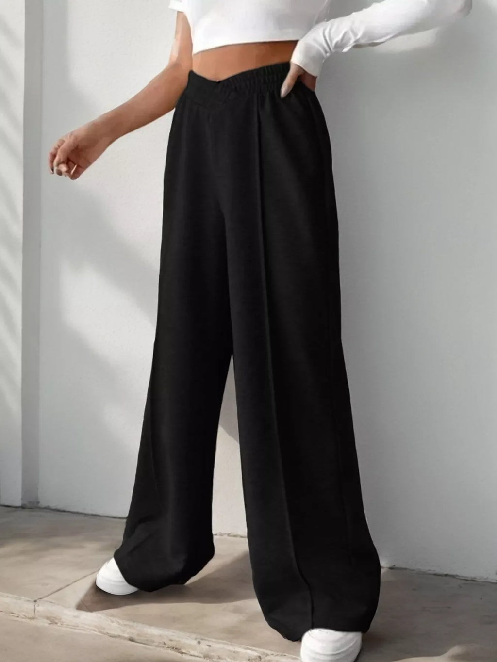 Wide Leg High Waist Pants for All