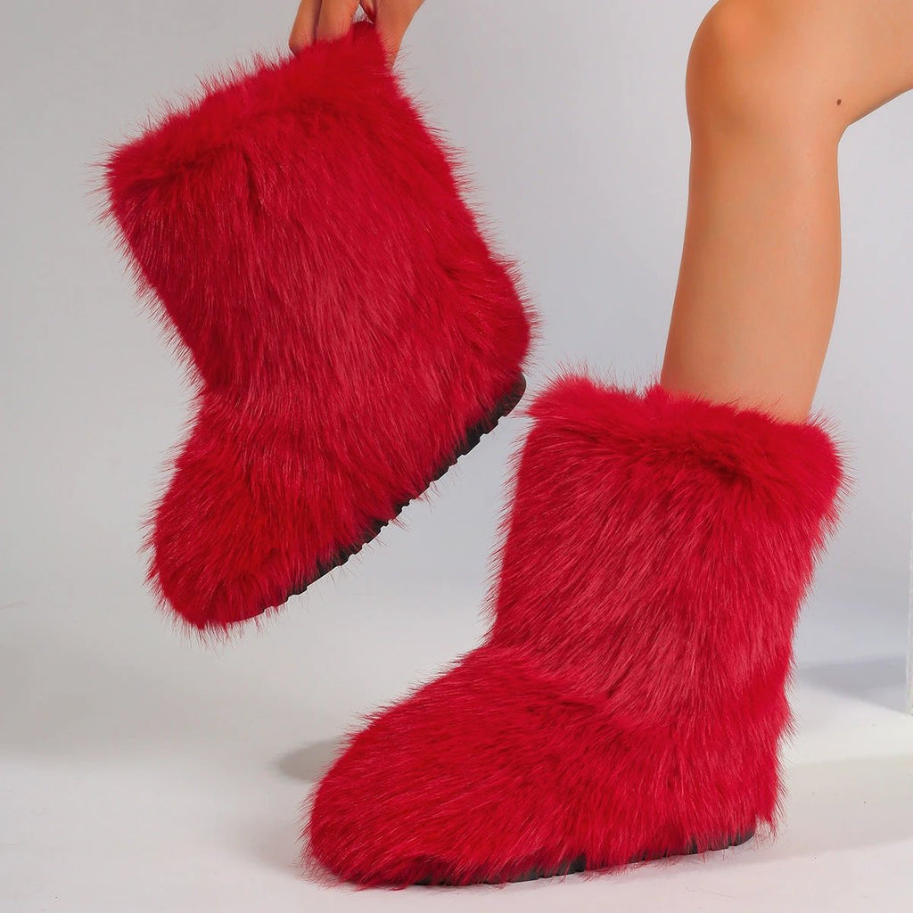 Snow Boots Middle Boots Furry Boots