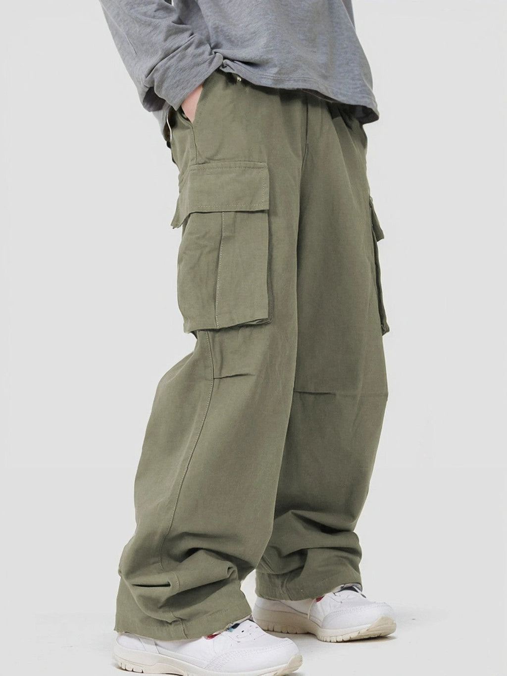 Men's Casual Loose Three-dimensional Pocket Cargo Pants