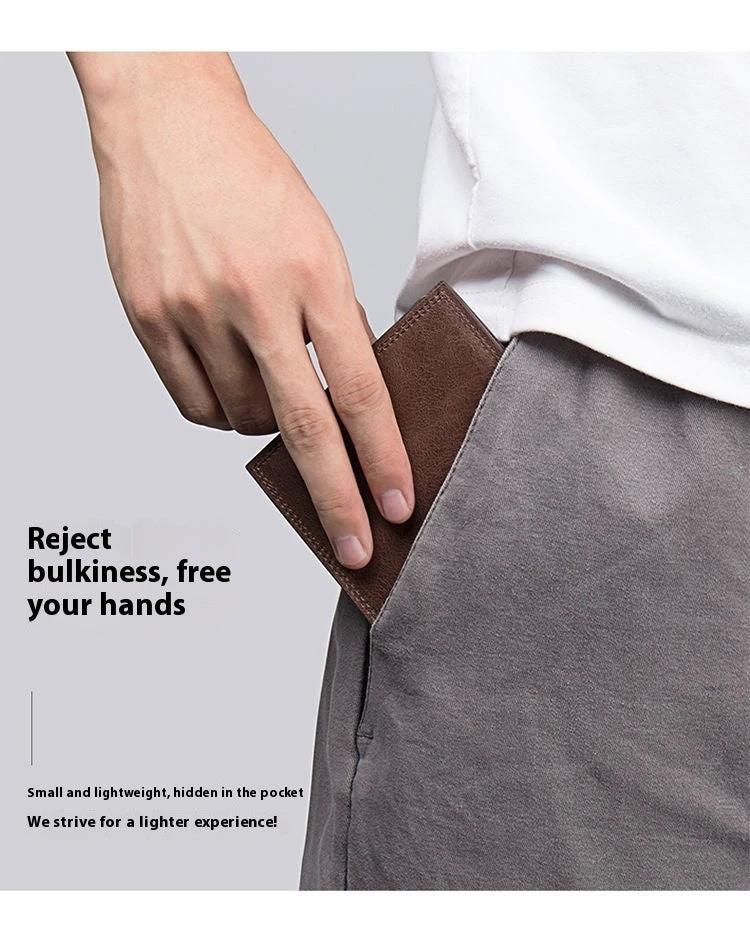 Men's Wallet Short Tactile Feel
