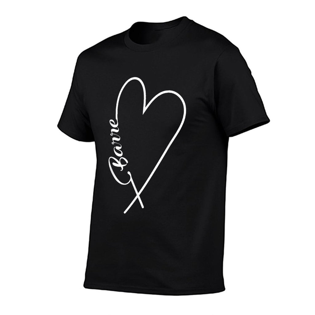 Barre Shirts - I Heart Barre - Workout Lovers Tee  Stretchy T-Shirt