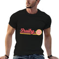 Retro Fruity Lesbian Subtle Lesbian LGBTQ Gay Pride Month  Oversized Silhouette T-Shirt