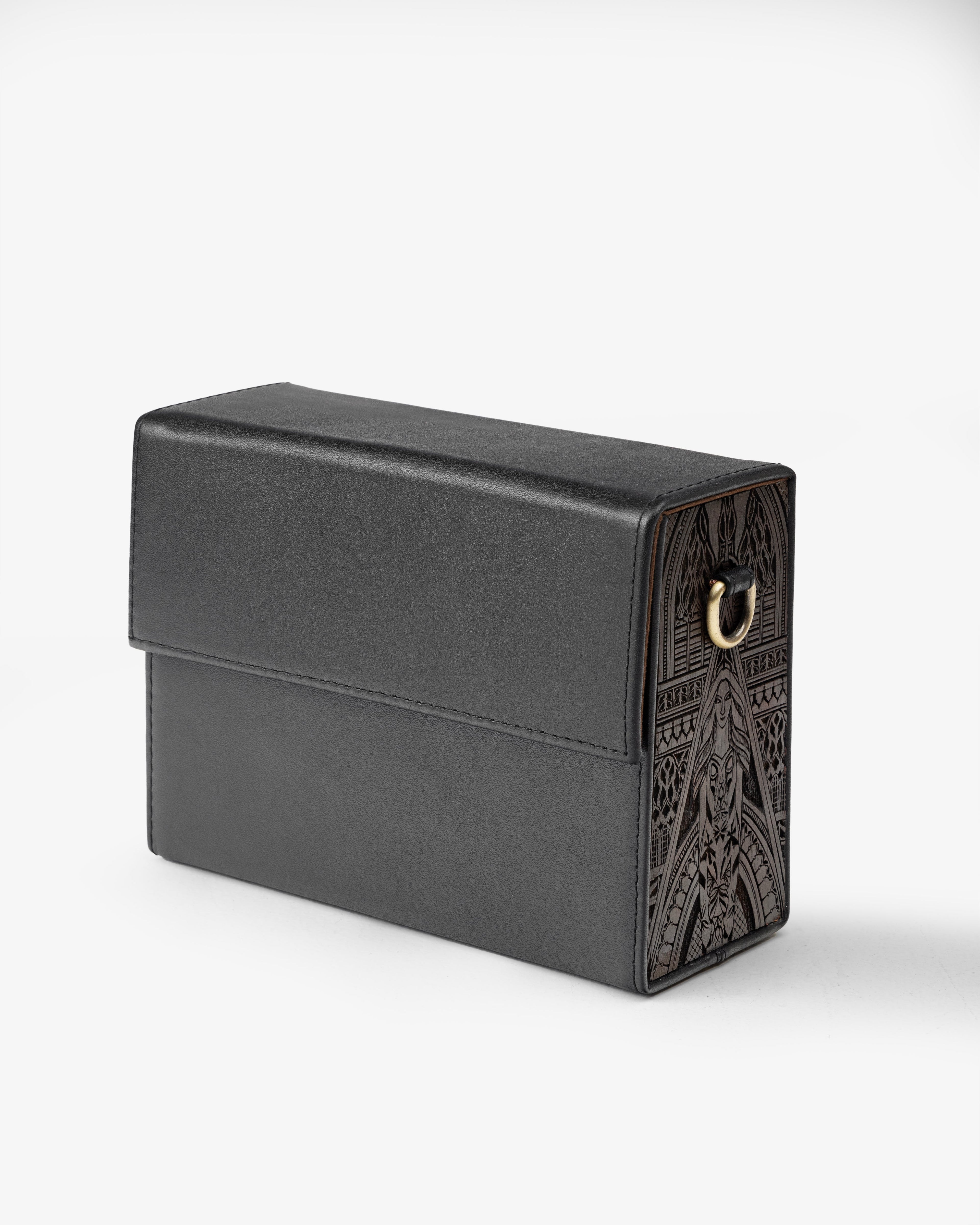 Angelica Black Leather Bag