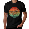 Widespread Personalized Name Retro Vintage Circle Art  Heathered Texture T-Shirt
