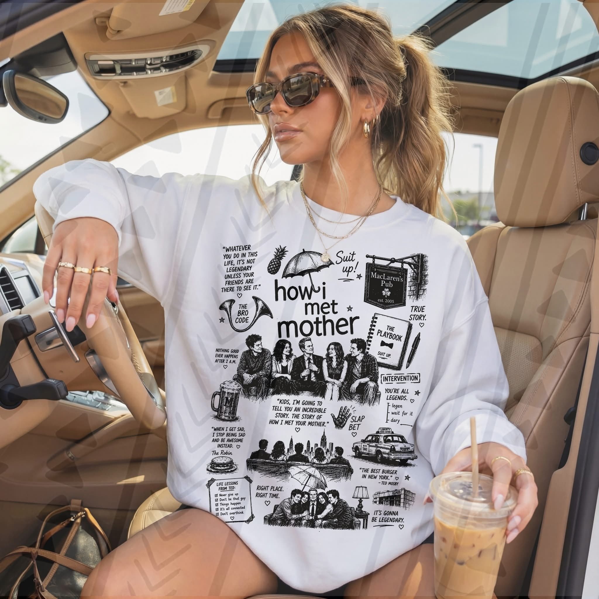 How I Met Your Mother Sketchy Graphic Tee