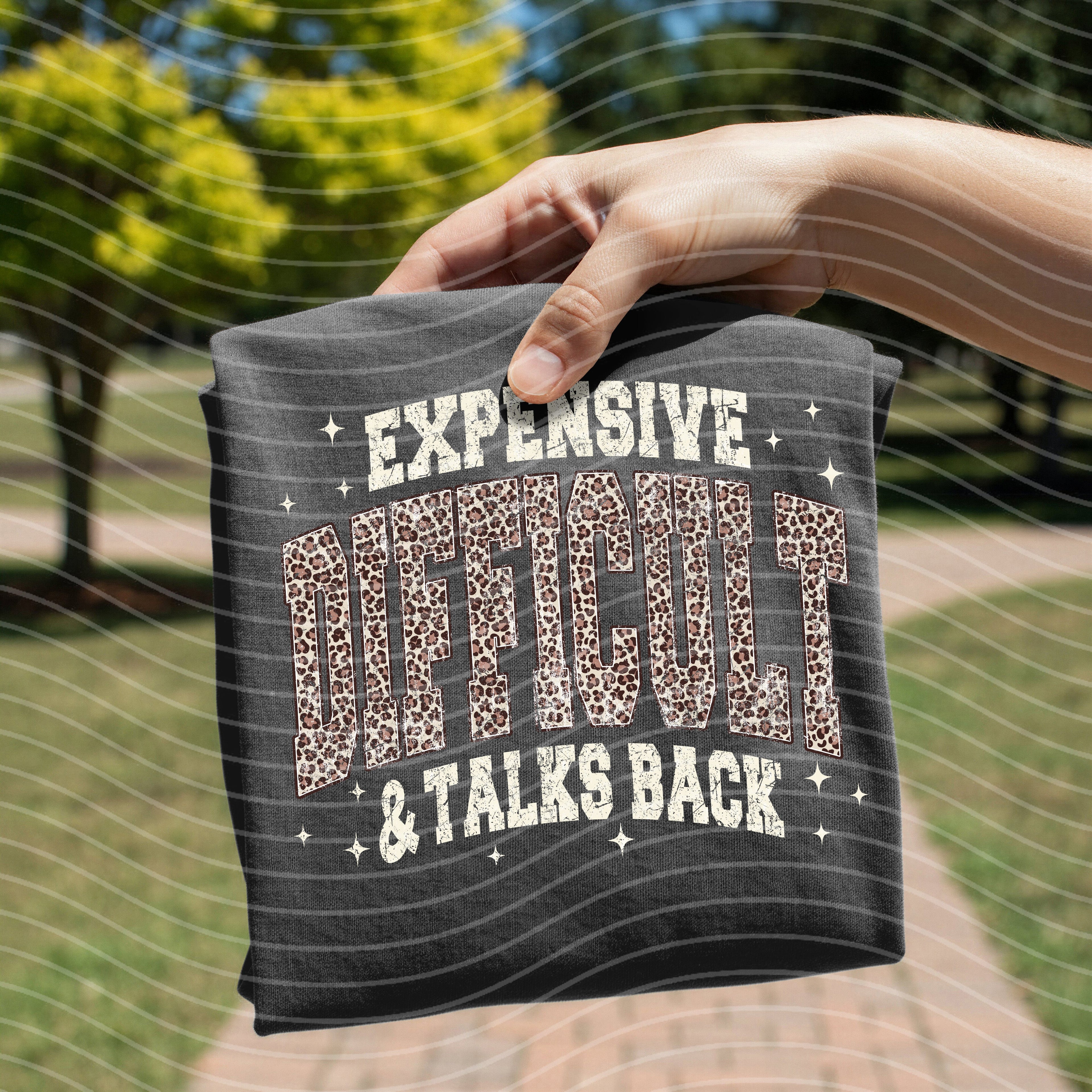 Expensive Difficult & Talks Back Graphic Tee