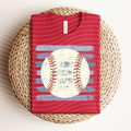 Baseball Stripes Graphic Tee