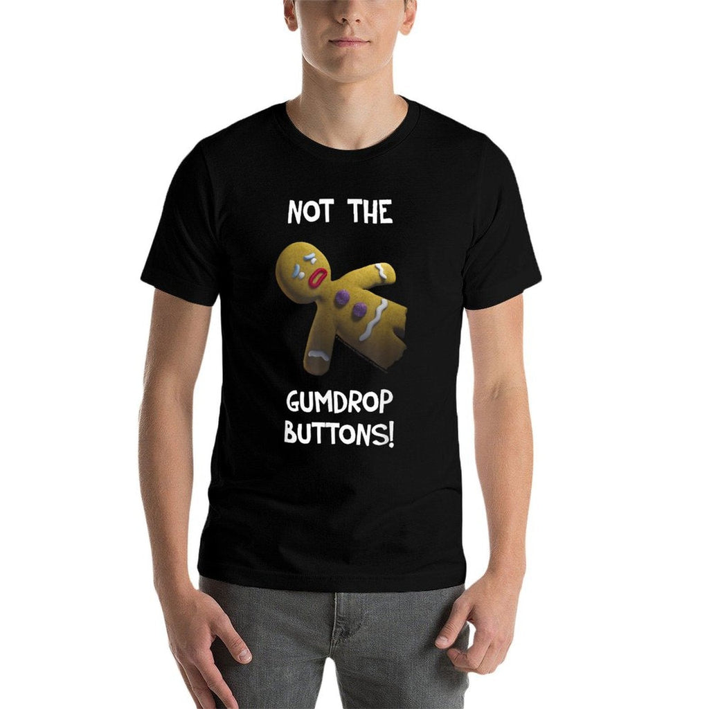 Shrek Gingerbread Man Not The Gumdrop Buttons  Breathable T-Shirt