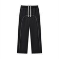 Luxury Tech Contrast-Stitched Fleece Sweatpants