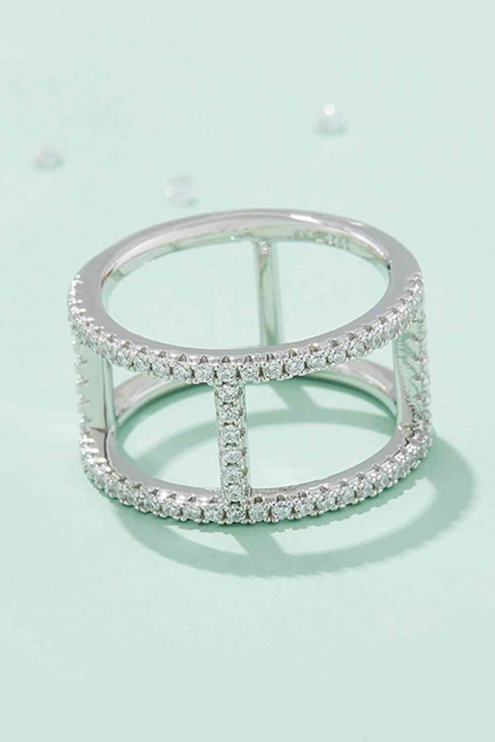 Always Get Better Moissanite Ring – Modern Minimalist Design See size chart under “more details”