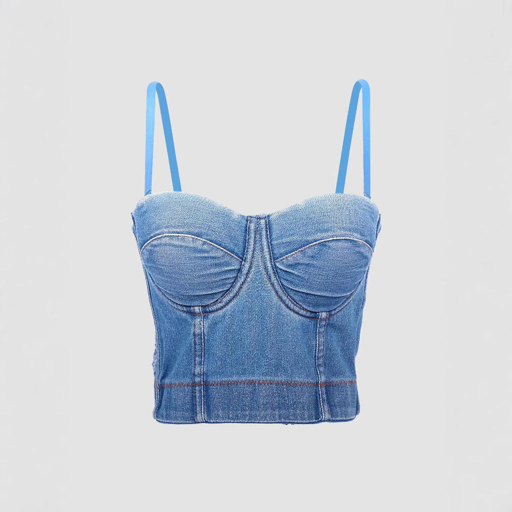 Women's Fitted Sexy Backless Inner Wear Bralette Outerwear
