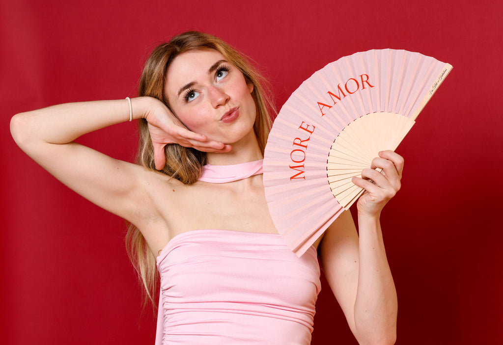 More Amor Hand Fan