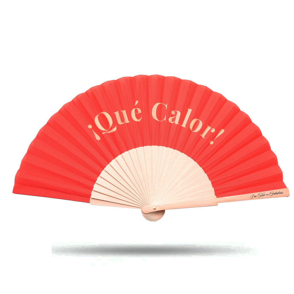 Que Calor Hand Fan