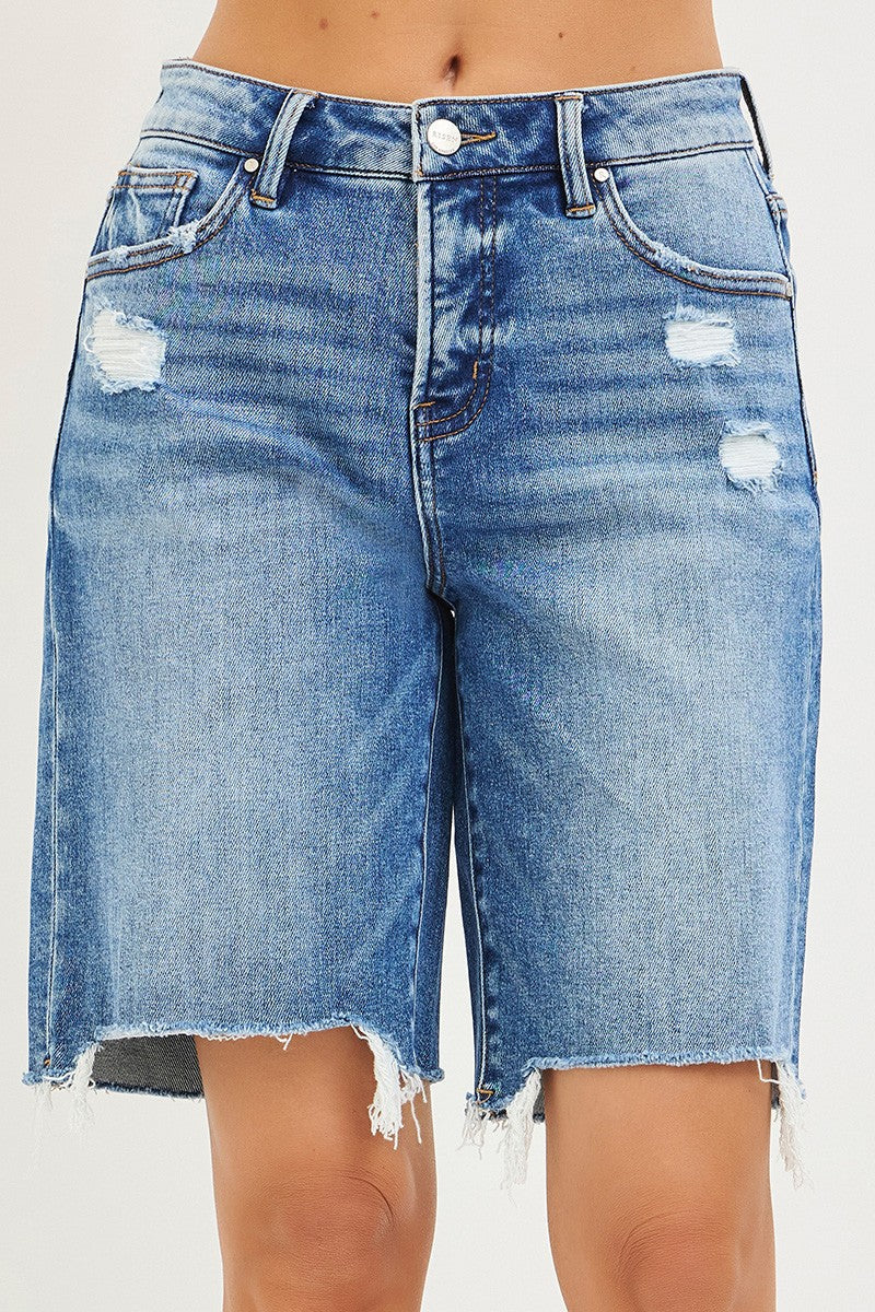 RISEN Tummy Control Slouchy Bermuda Shorts