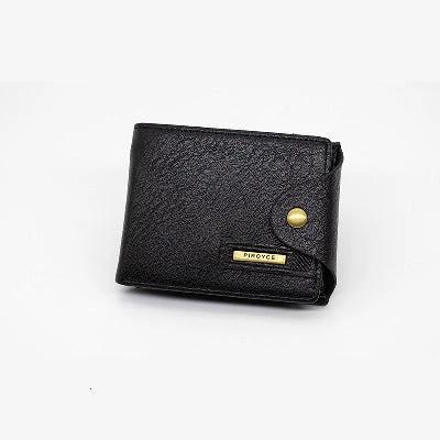 Short Horizontal Wallet Multifunctional PU Leather Wallet For Men