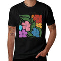 Subtle Pride Wildflower Gay Pride Floral Subtle Queer Pride  Summer-ready Fabric T-Shirt
