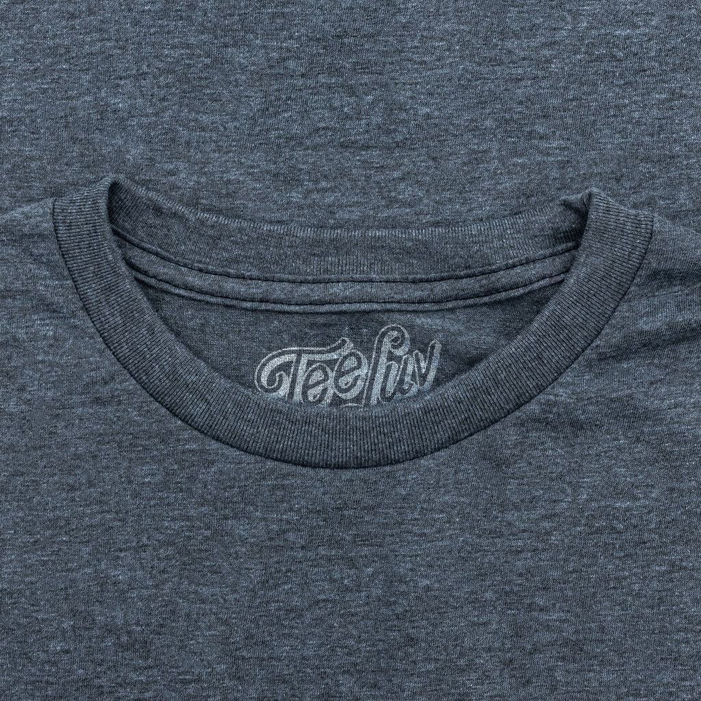 Blue Moon Gold Print Logo T-Shirt - Indigo