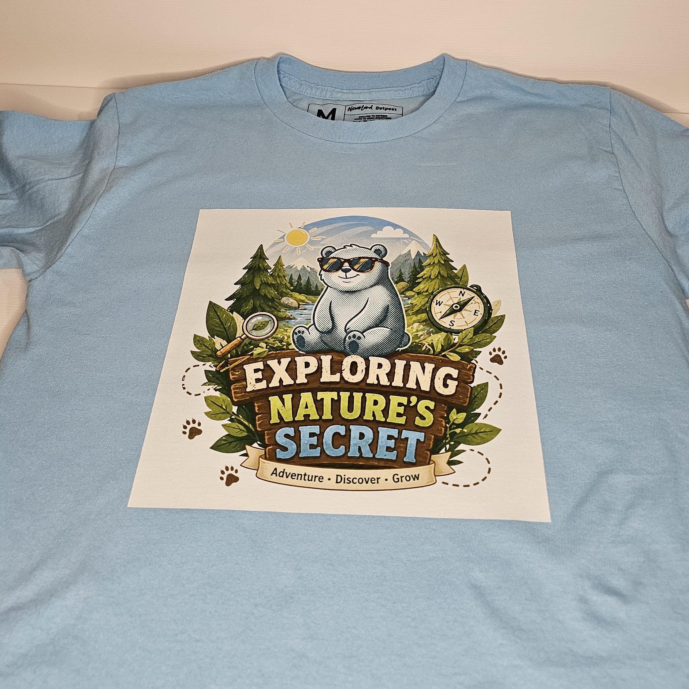 Exploring Nature’s Secret Youth Adventure Tee | 100% Cotton Jersey