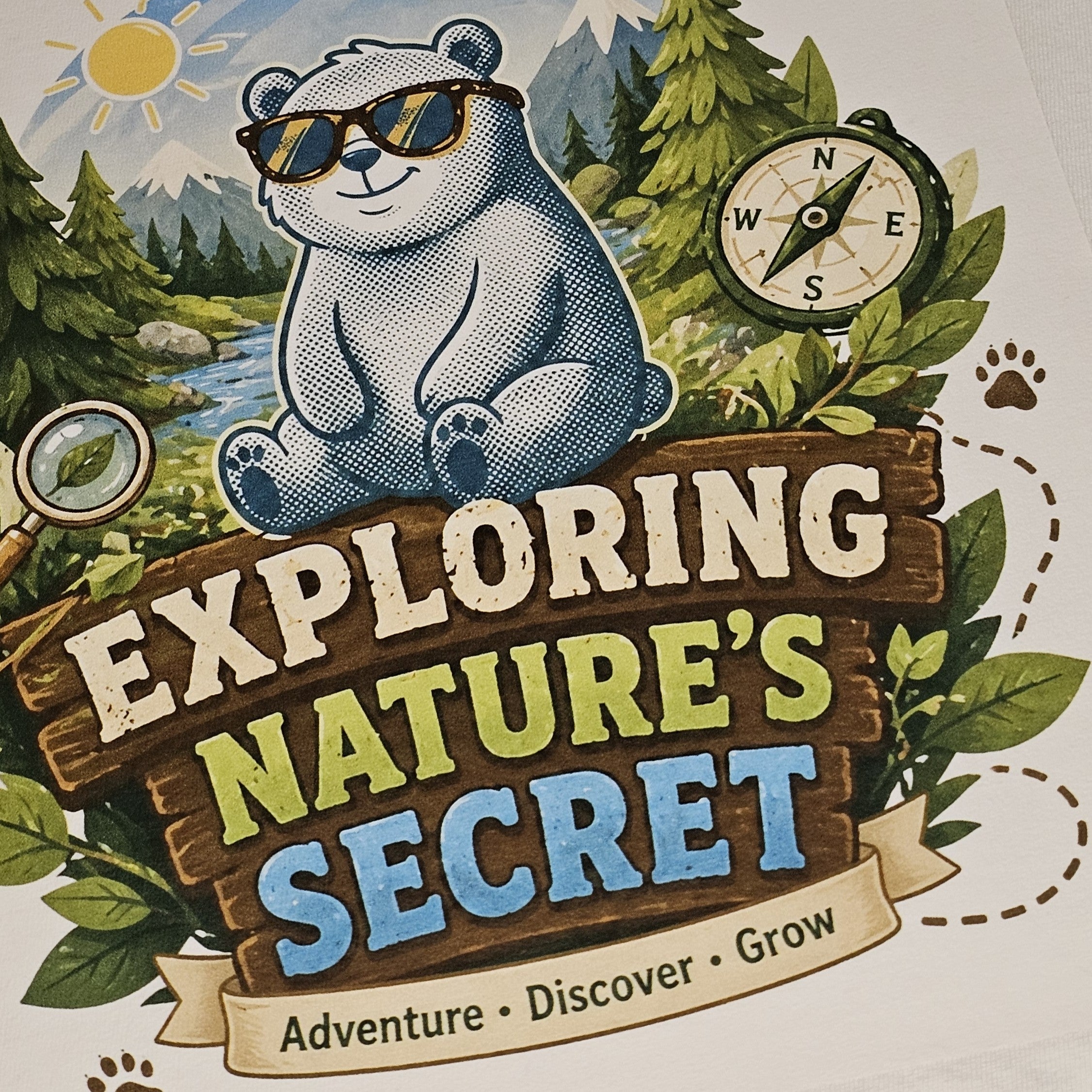 Exploring Nature’s Secret Youth Adventure Tee | 100% Cotton Jersey