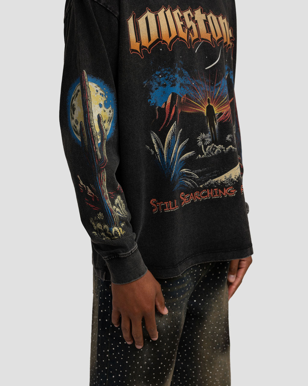 Road to Paradise Long Sleeve T-Shirt - Black