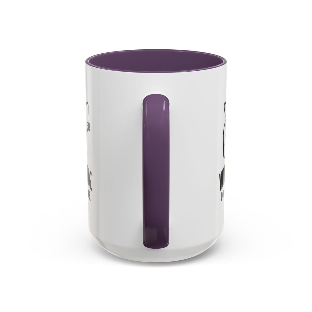 Introverting. Do Not Disturb. Two-Tone Cat Coffee Mug (11oz & 15oz)