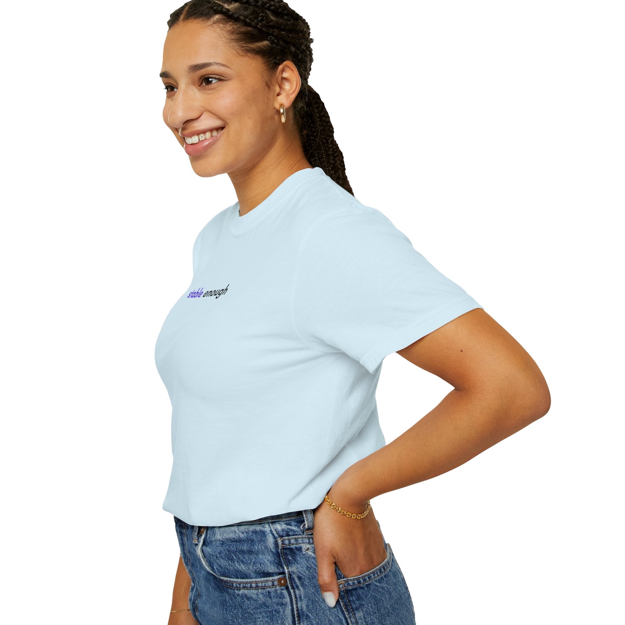 Stable Enough Epilepsy Awareness T-Shirt | Minimal Awareness Tee