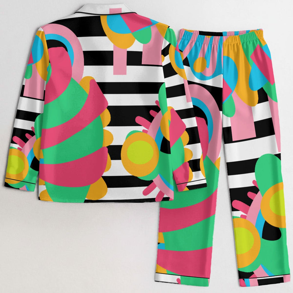 ABEILLE CREATIONS-Amayah Design- Women's  Silky Pajama Set