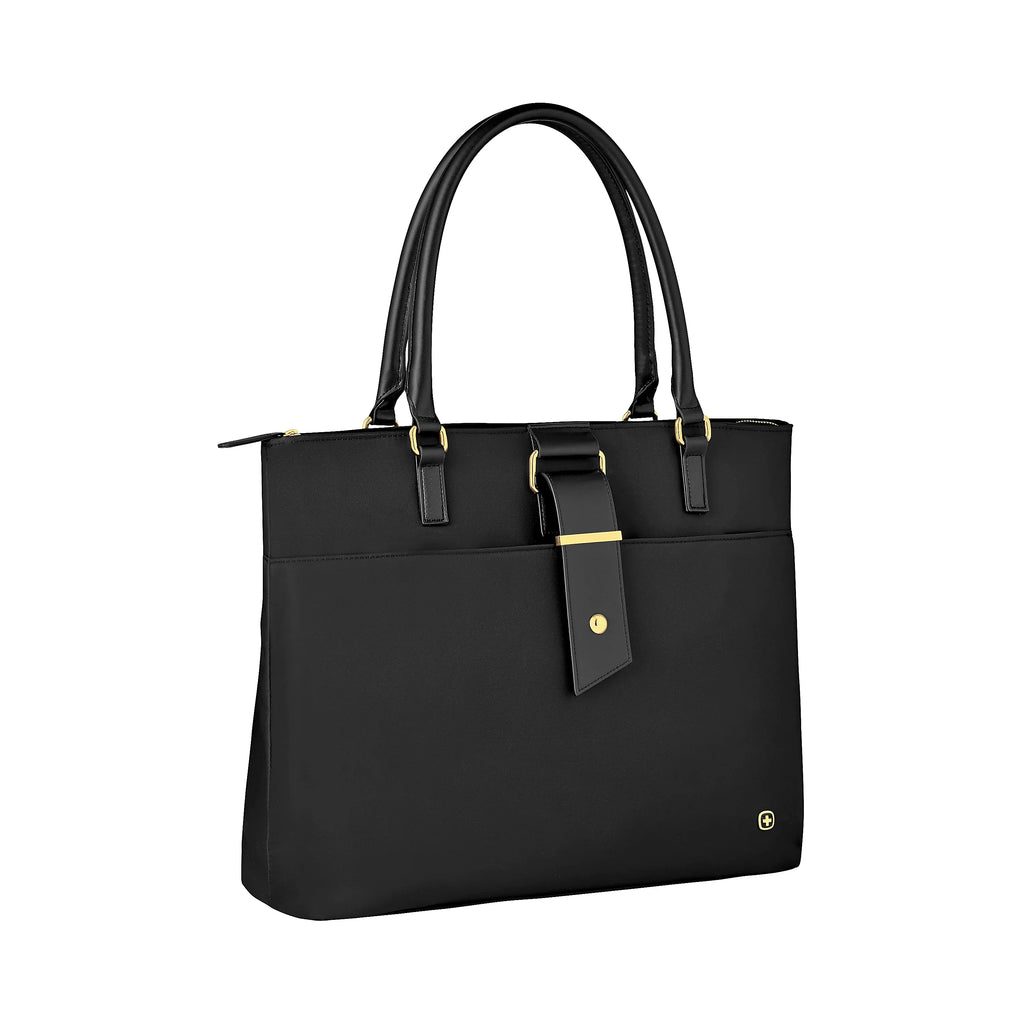 Wenger Ana Laptop Tote, Black Nylon (600772)