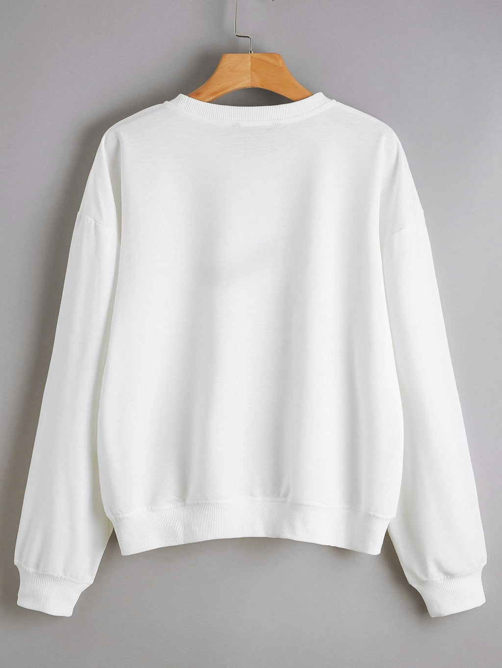Christmas New Long Sleeve Sweatshirt Loose Girl Cartoon Sweatshirt Round Neck Printed