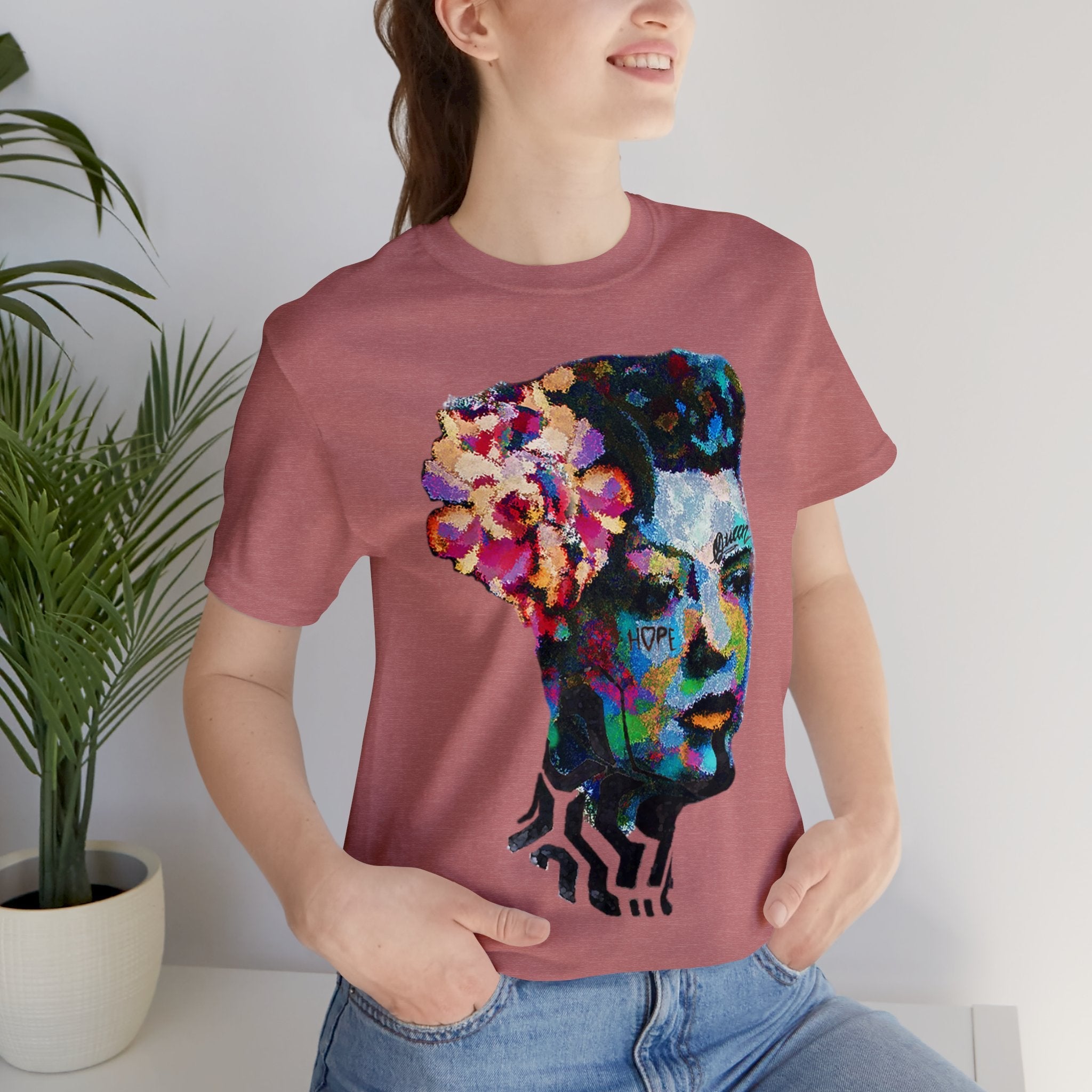 Billie Radical Unisex High End Cotton Short Sleeve Tee HUE+MAN Collective