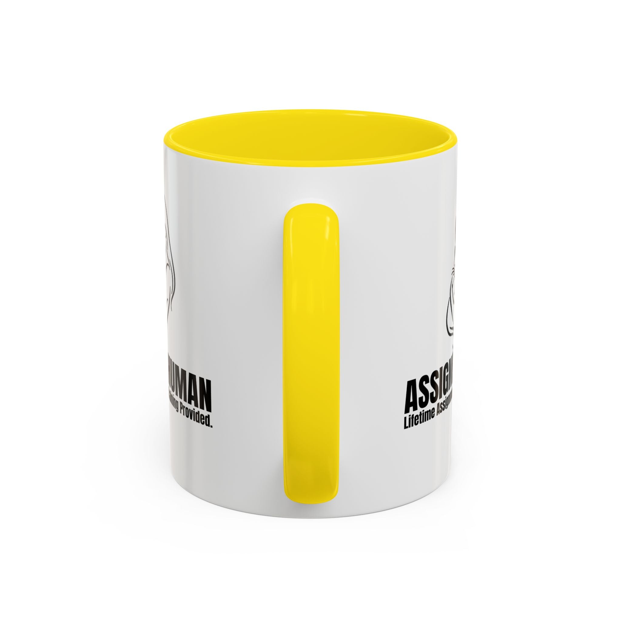 Assigned Human Mug – Lifetime Assignment Cat Coffee Cup