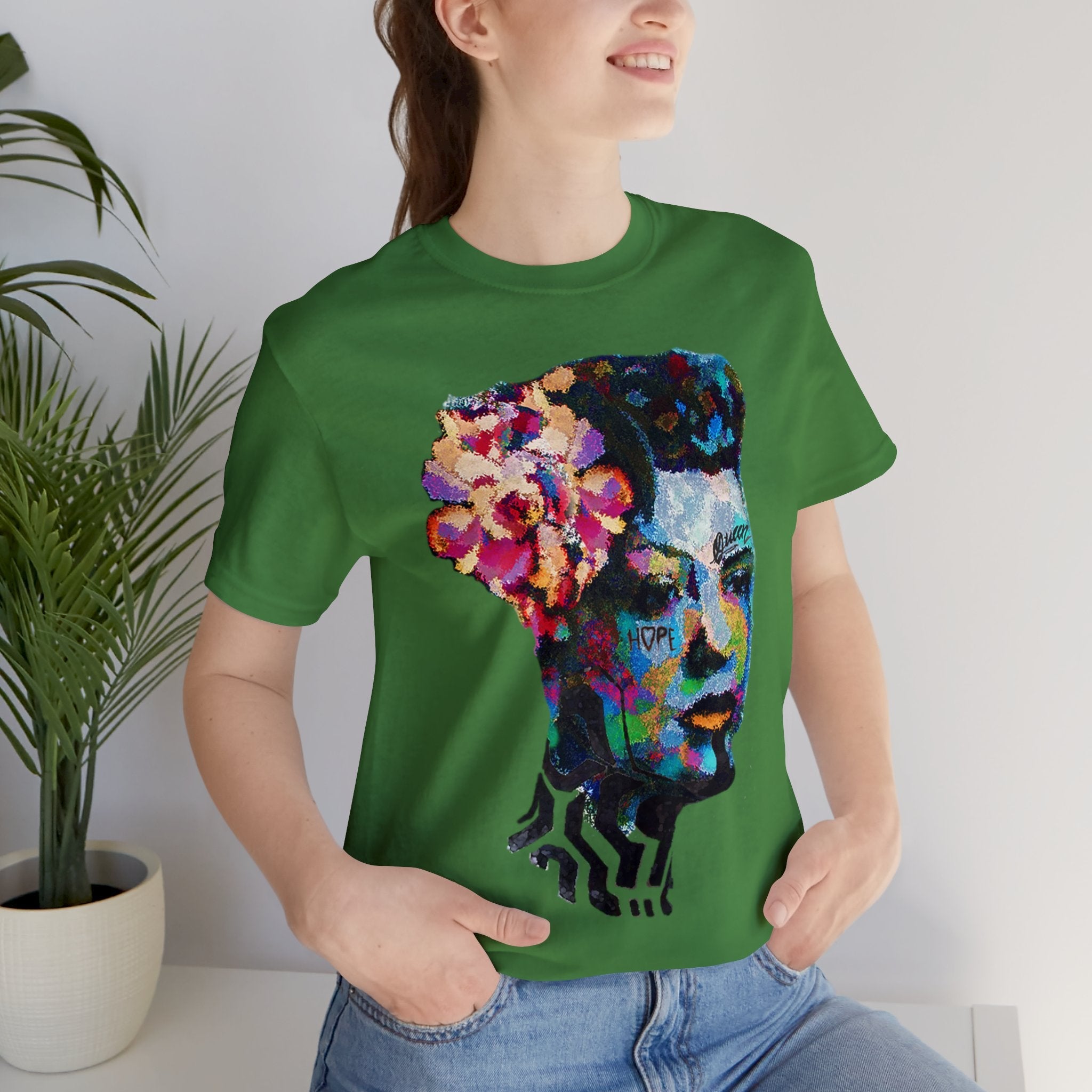 Billie Radical Unisex High End Cotton Short Sleeve Tee HUE+MAN Collective