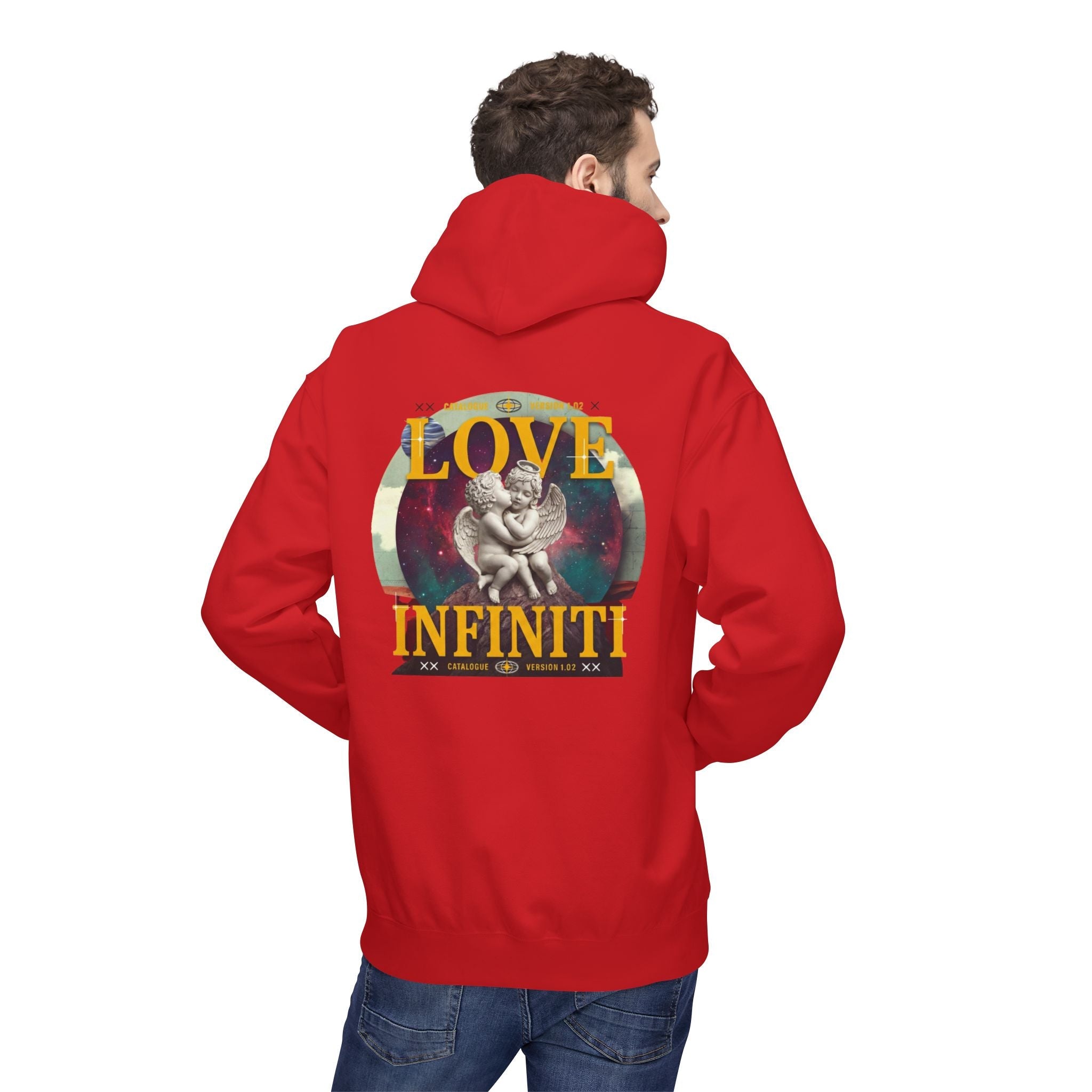 Celestial Love, Infiniti Unisex Couples Hoodie
