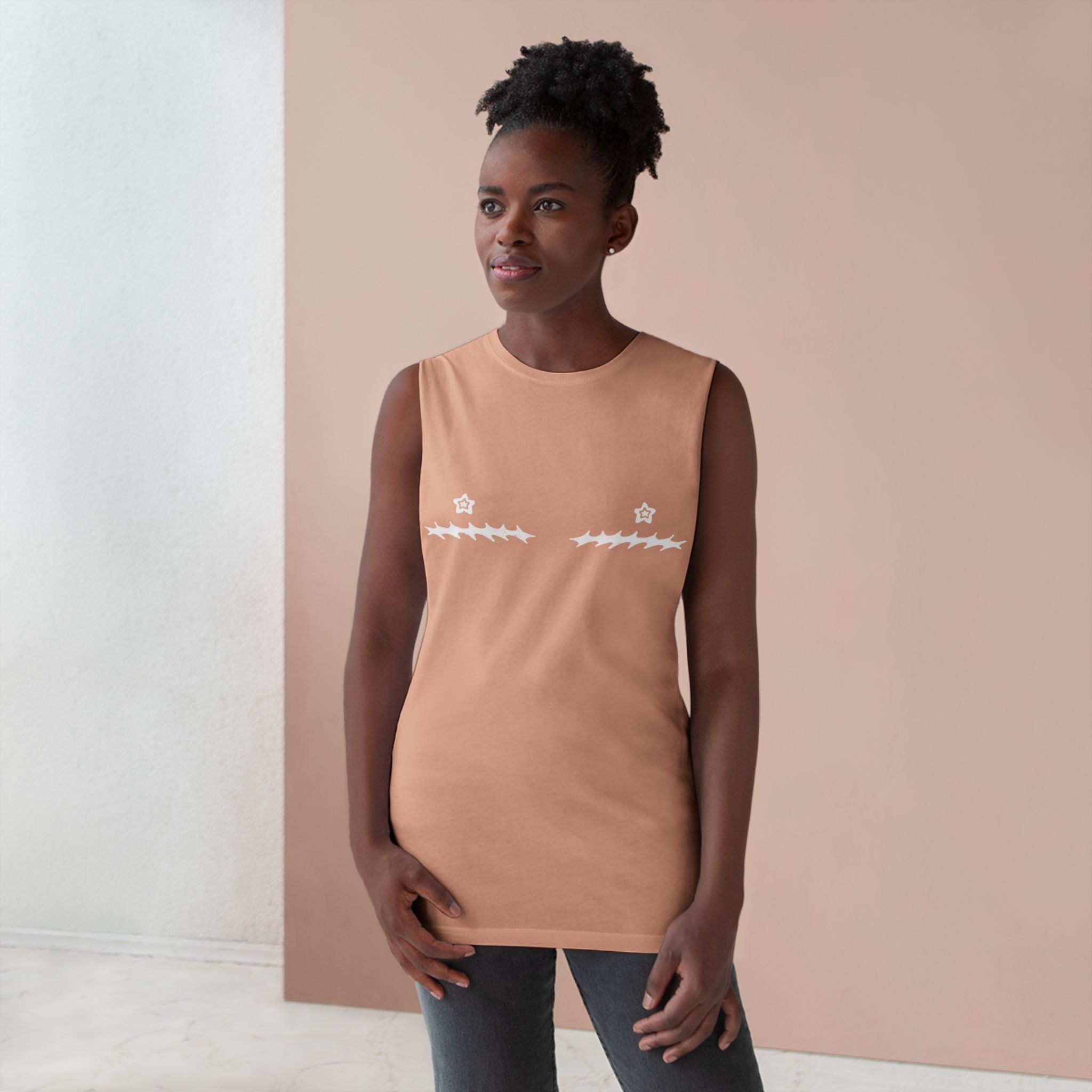 Star Nipple Top Surgery Scars Tank Top