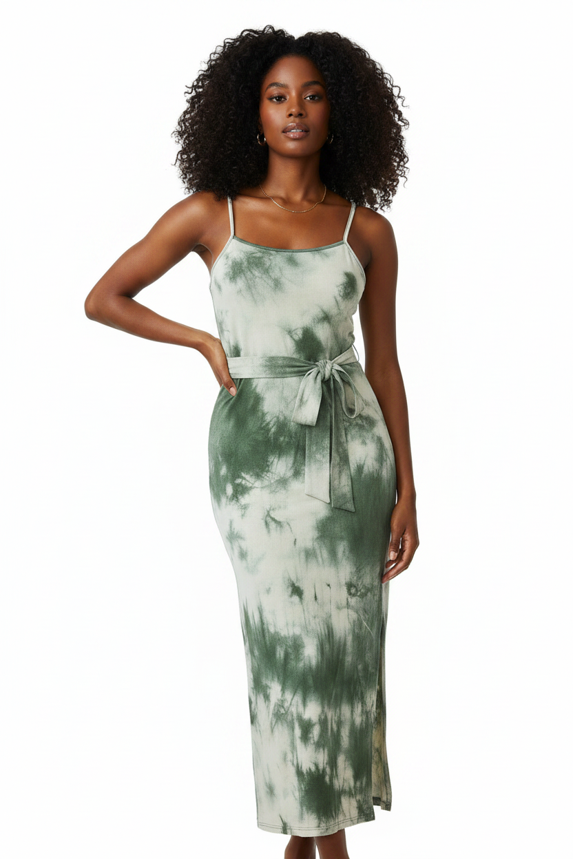 Tie Dye Midi Dress