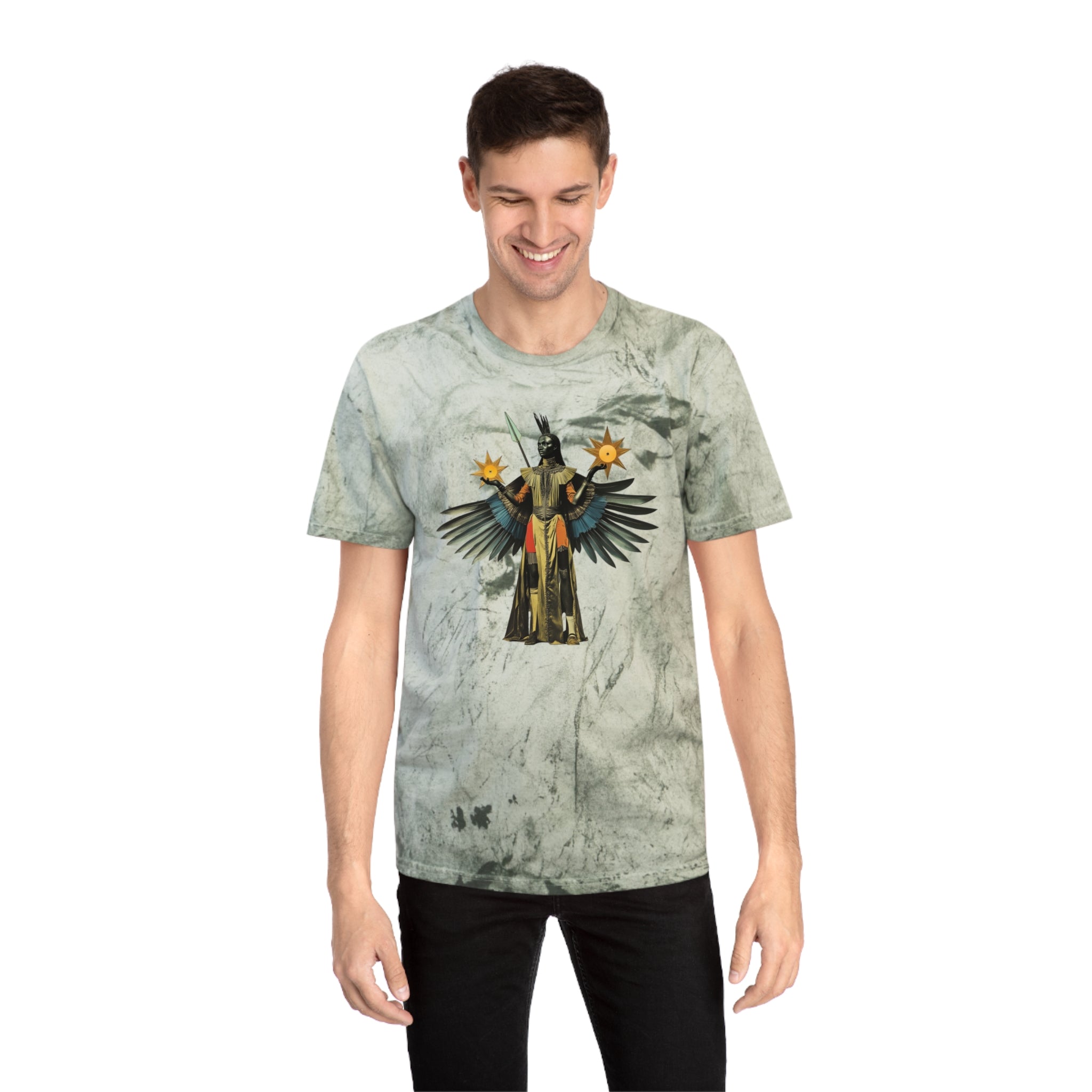 Amaru Khan Stars Unisex Color Blast T-Shirt
