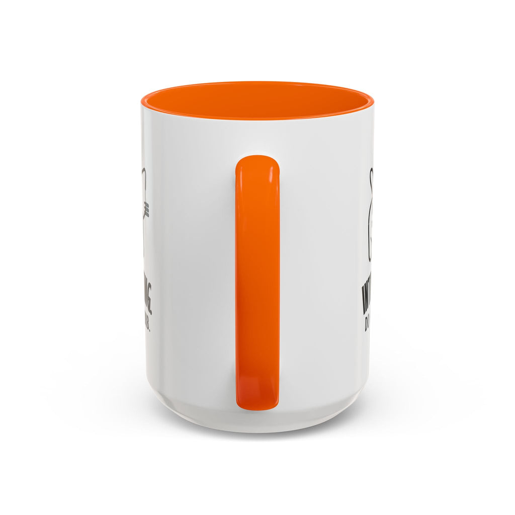 Introverting. Do Not Disturb. Two-Tone Cat Coffee Mug (11oz & 15oz)