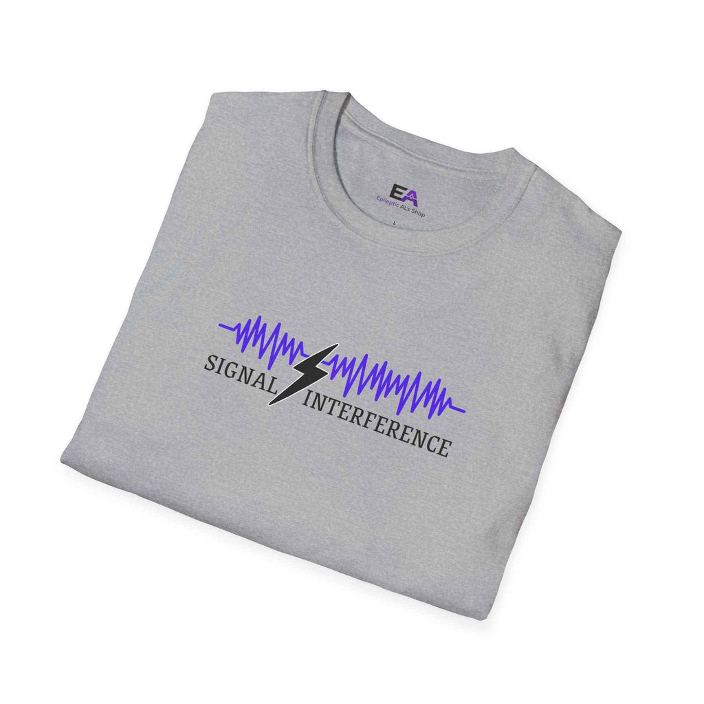 Signal Interference Tee — Quiet Static, Visible Spark