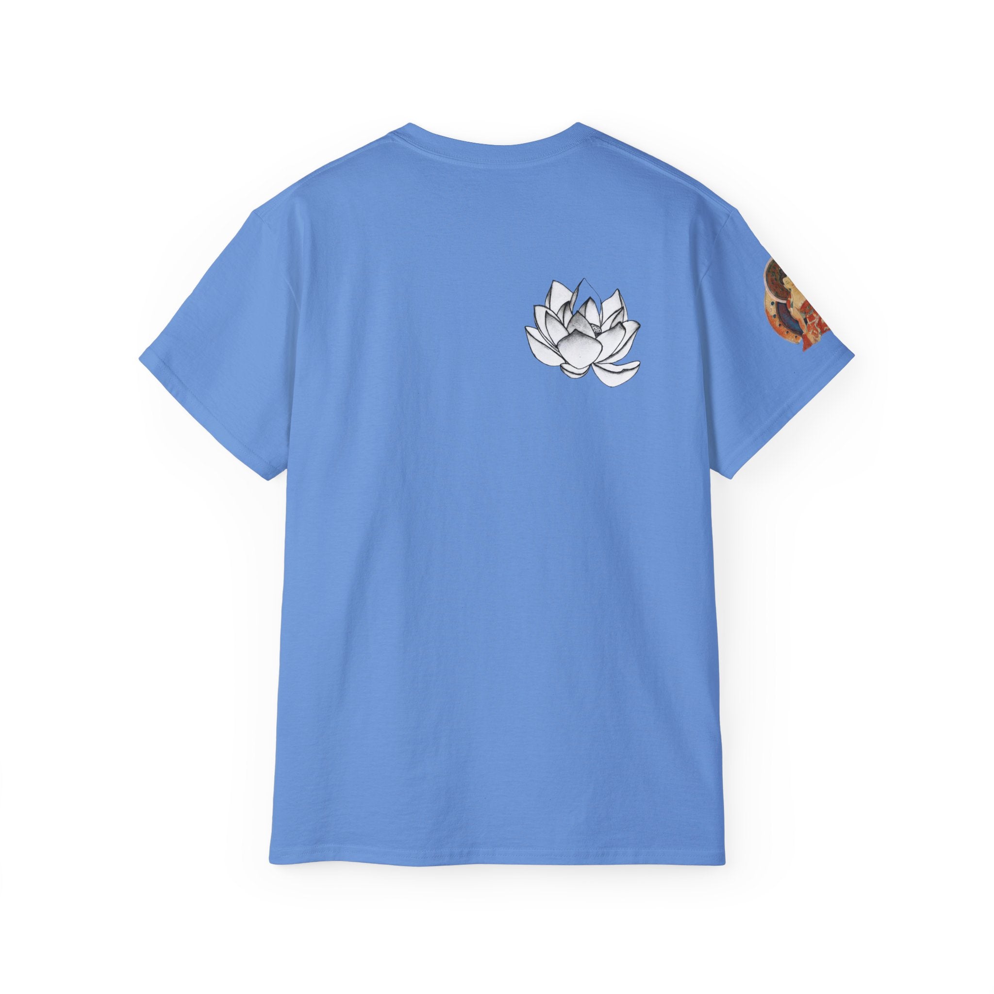 Fine Art Buddha Chalk Drawing Print Unisex Ultra Cotton Tee