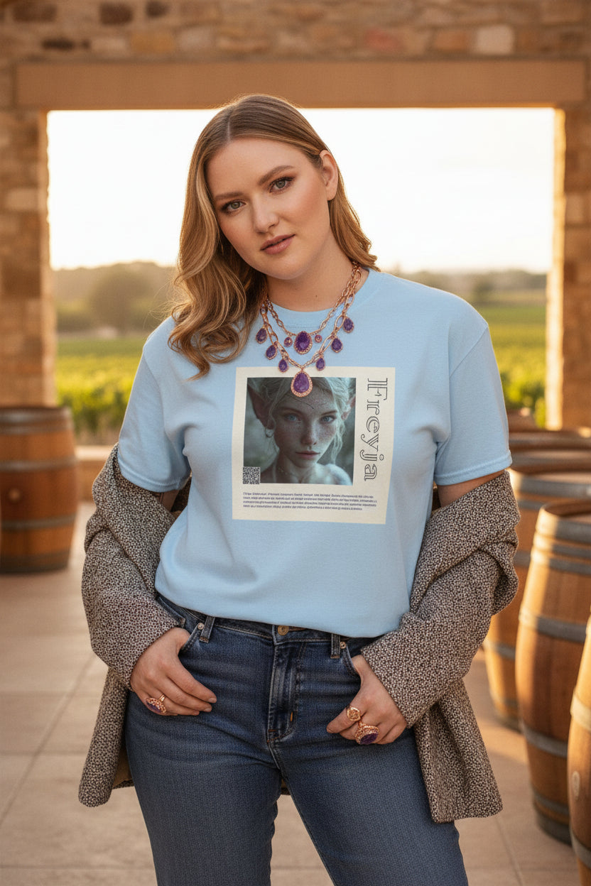 Freyja Aziza & Fae Unisex Heavy Cotton Tee