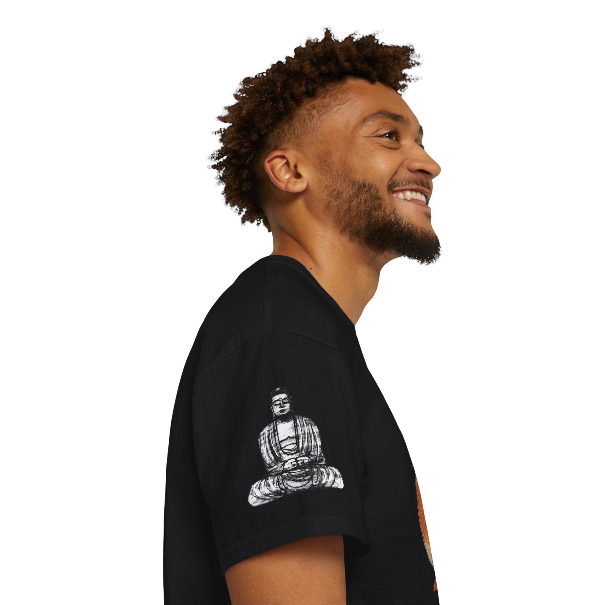 Fine Art Buddha Oil Paint Print Unisex Ultra Cotton Tee