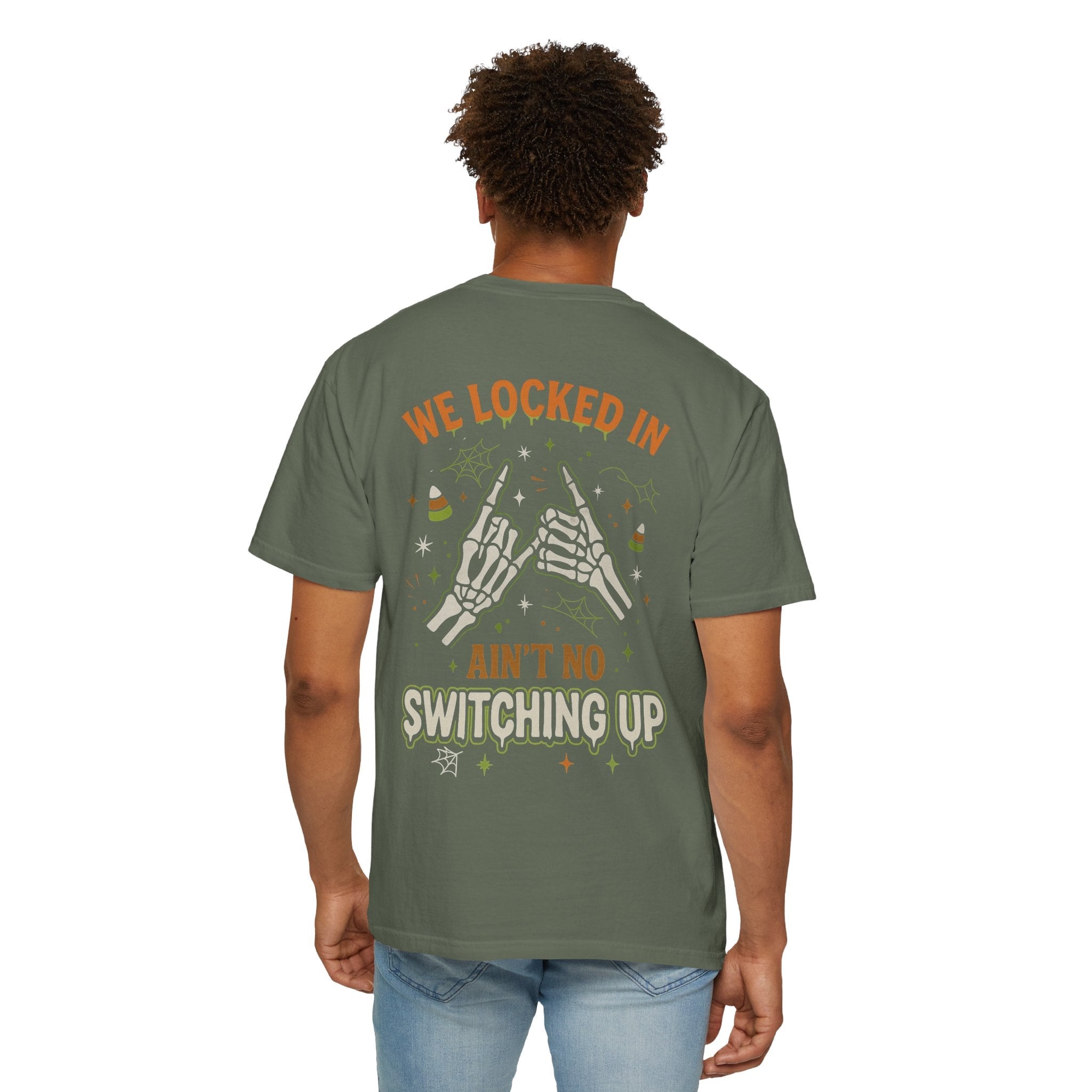 We Locked In, Ain't No Switching Up Skeleton Hands Matching T-Shirt