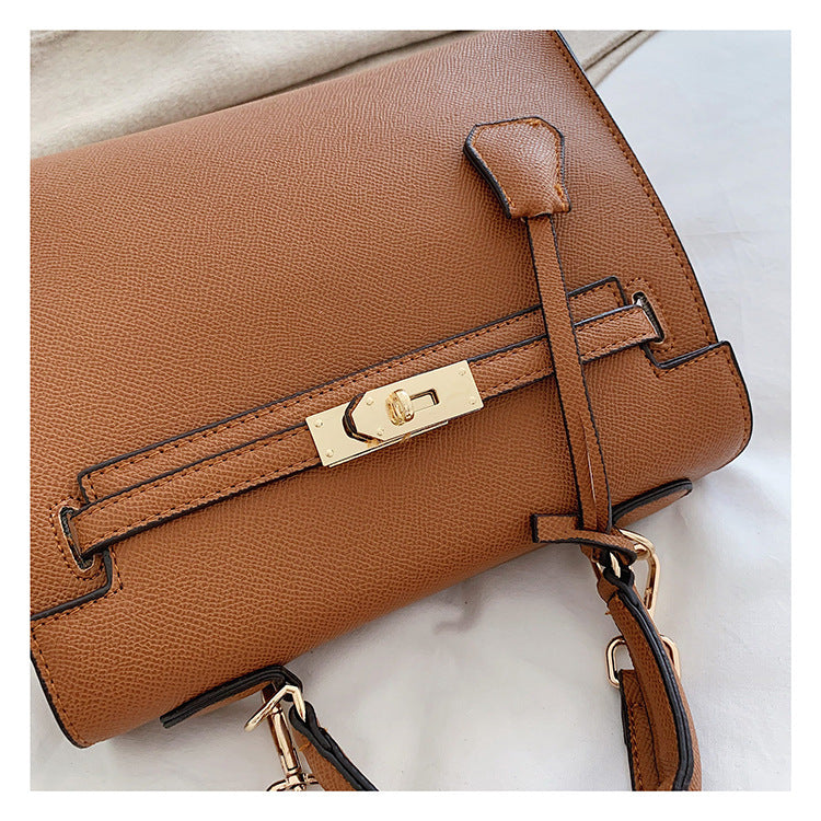 Korean Style Structured Crossbody Shoulder Bag – 2-in-1 Handbag | 5 Colors