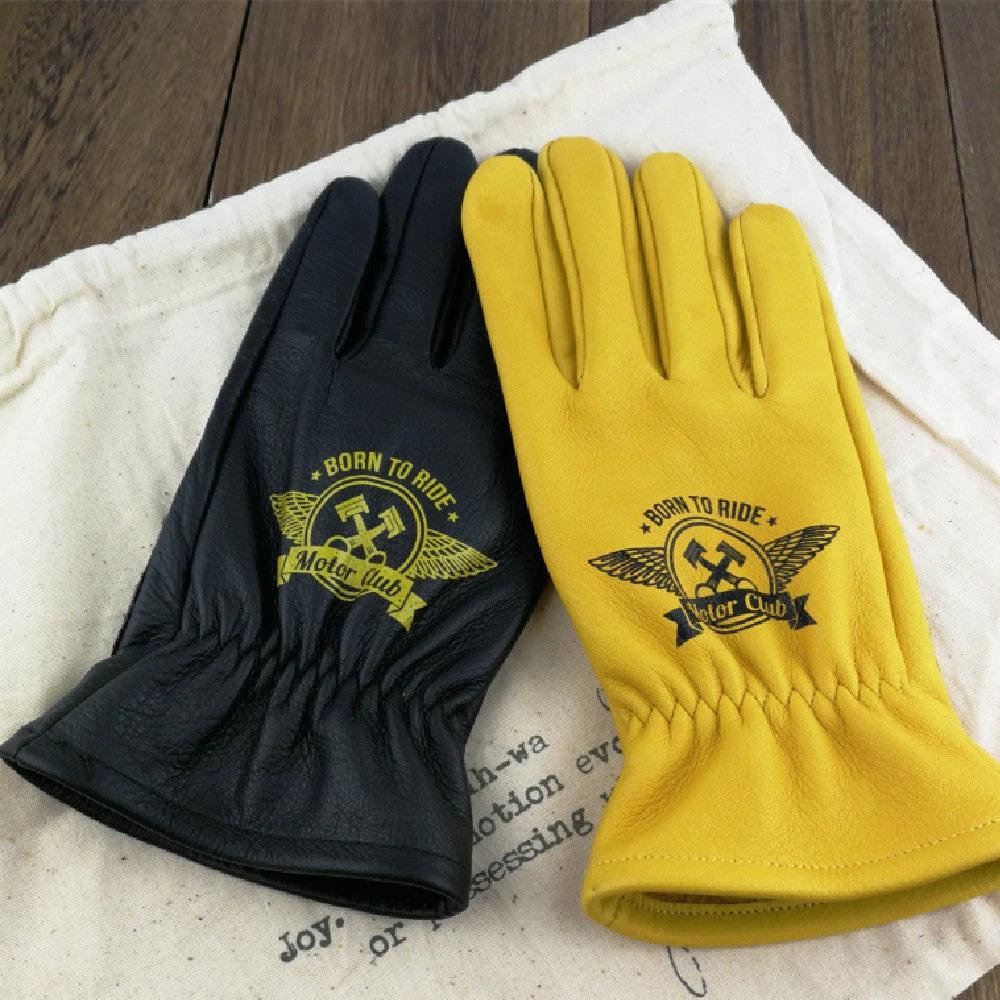 Outdoor Retro Cycling Fleece-lined Warm Gloves For Men