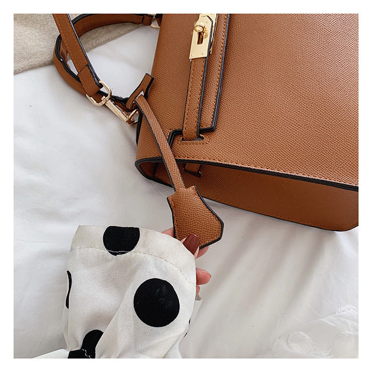 Korean Style Structured Crossbody Shoulder Bag – 2-in-1 Handbag | 5 Colors