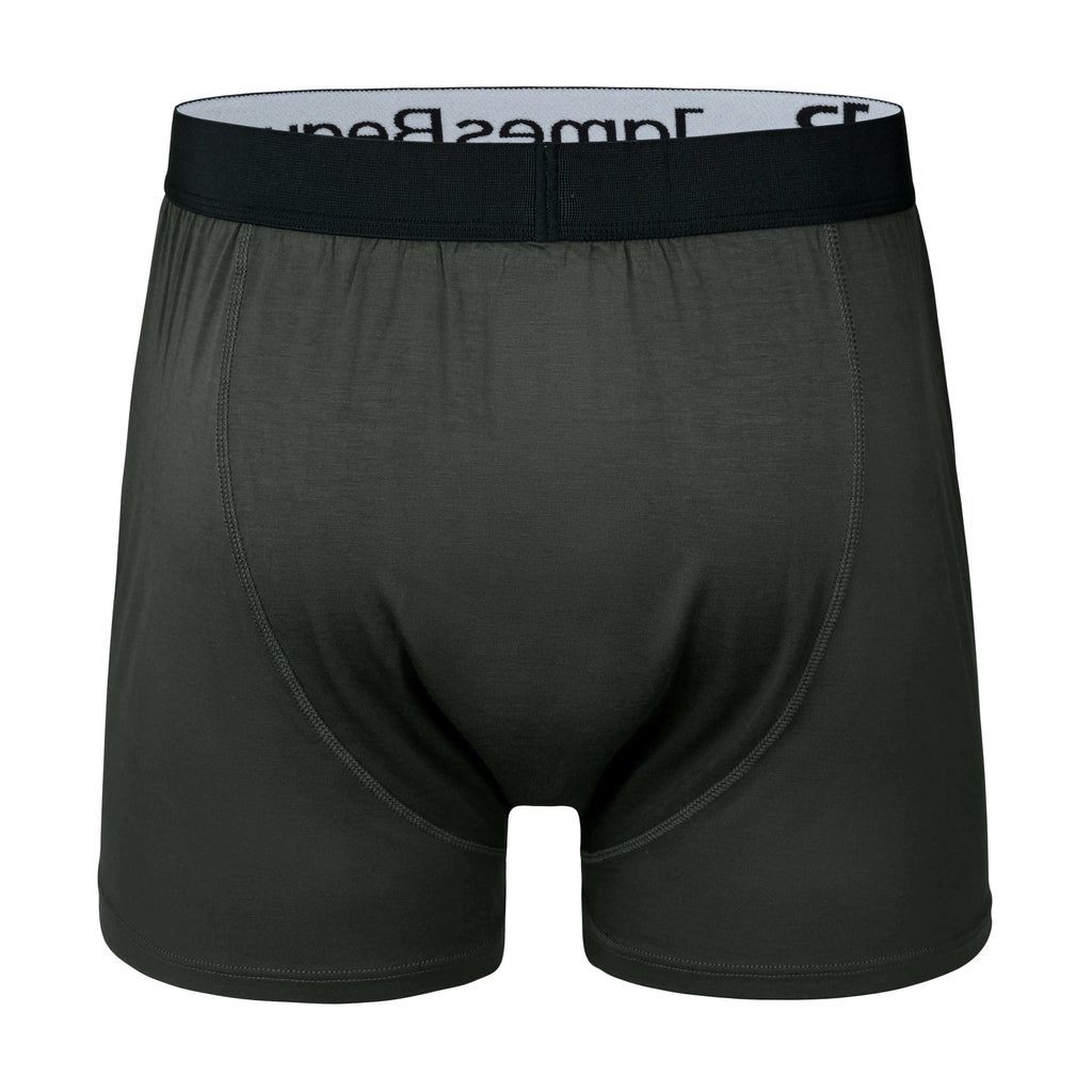 Men's Bamboo Anti-Chafing & Breathable Boxer Shorts (3-Pack) | Black