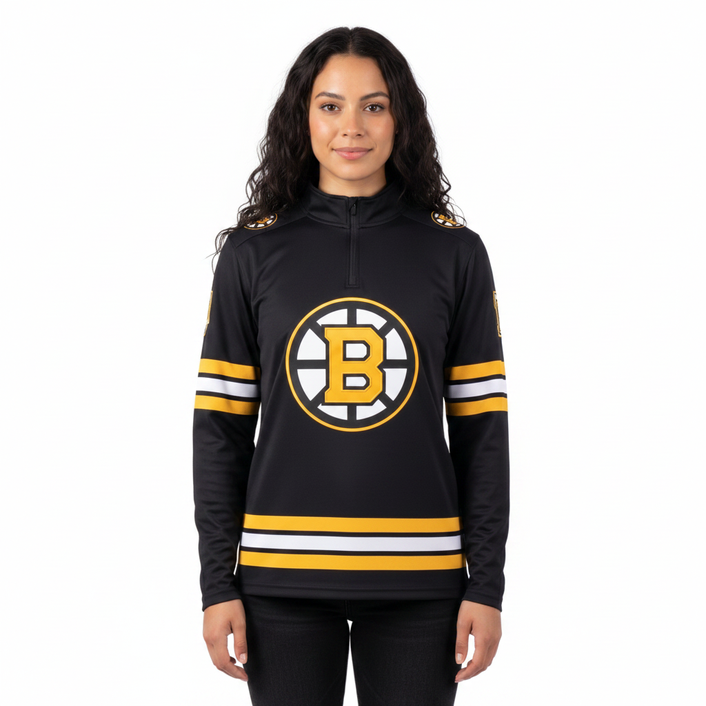 Providence Bruins AHL Licensed Replica Jersey Performance 1/4 Zip