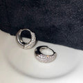 Women's Fashion Personalized Zircon Hoop Earrings