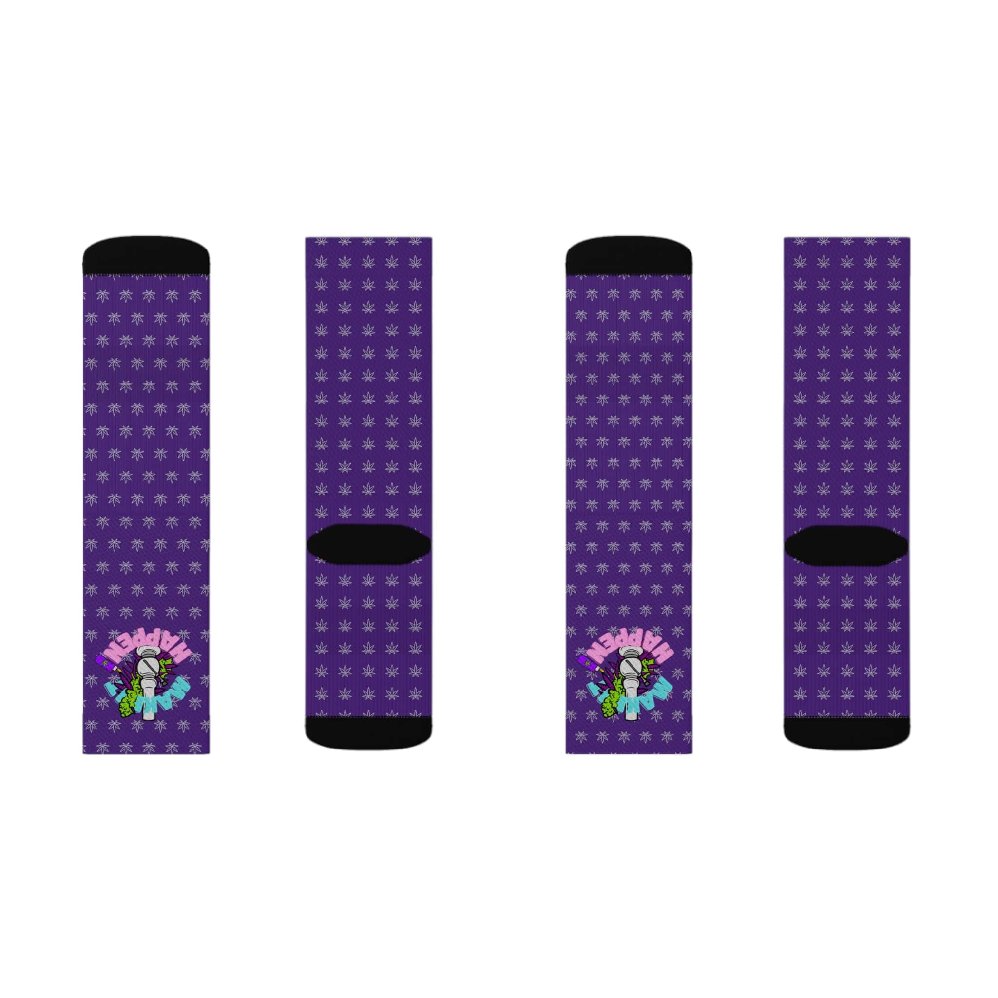 Make It Happen Weed Socks
